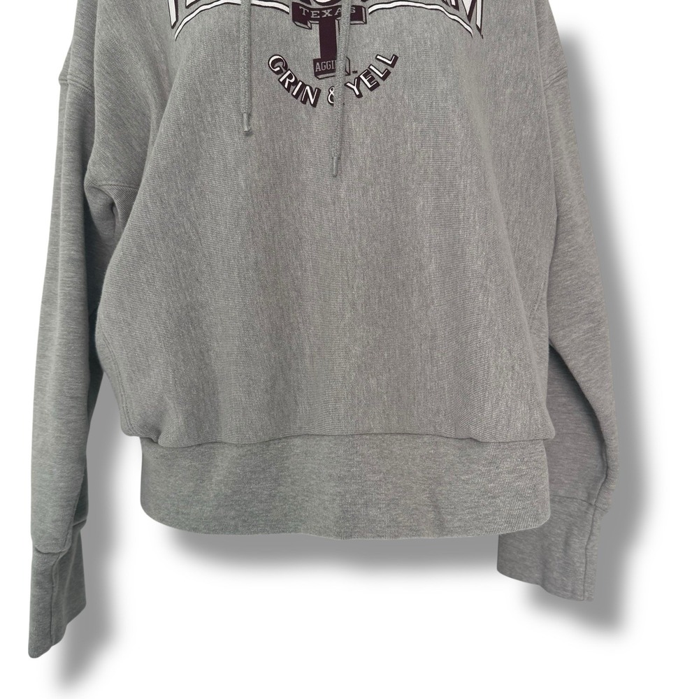 Vintage Texas A&M Champion Reverse Weave sweatshirt size XL Hoodie 90s College - Picture 3 of 7